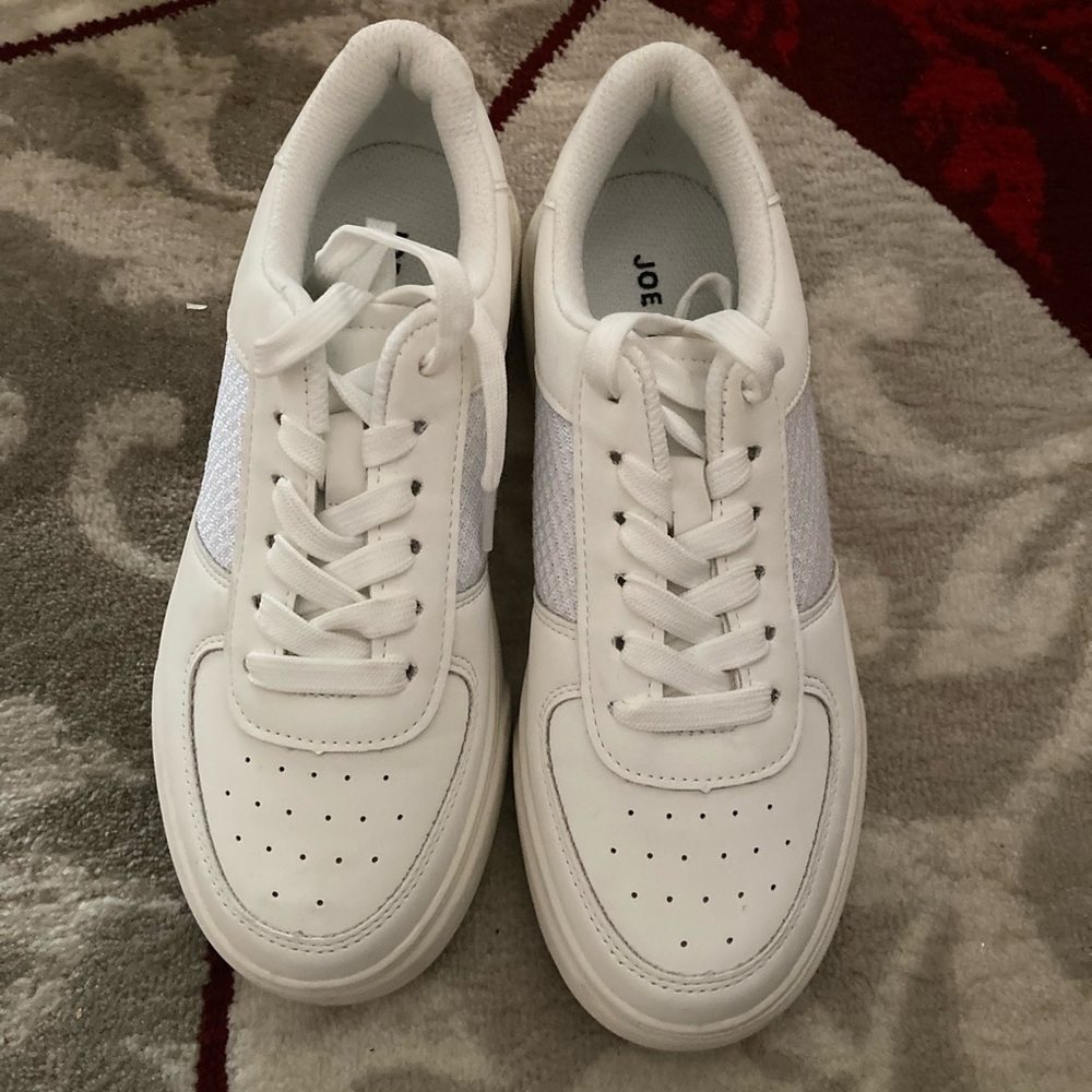 Joe Fresh Platform Sneakers (White)